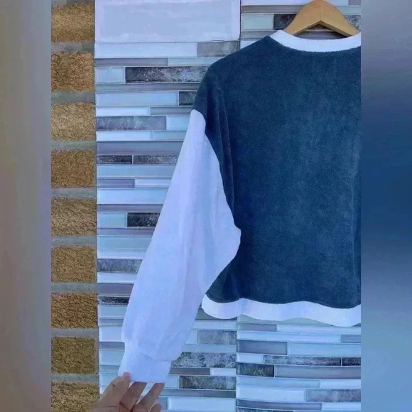 Electric and rose terrycloth color block 2 piece small - Picture 11 of 12